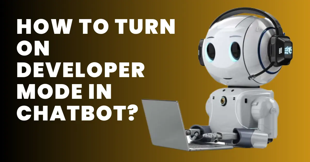 How To Turn On Developer Mode In Chatbot
